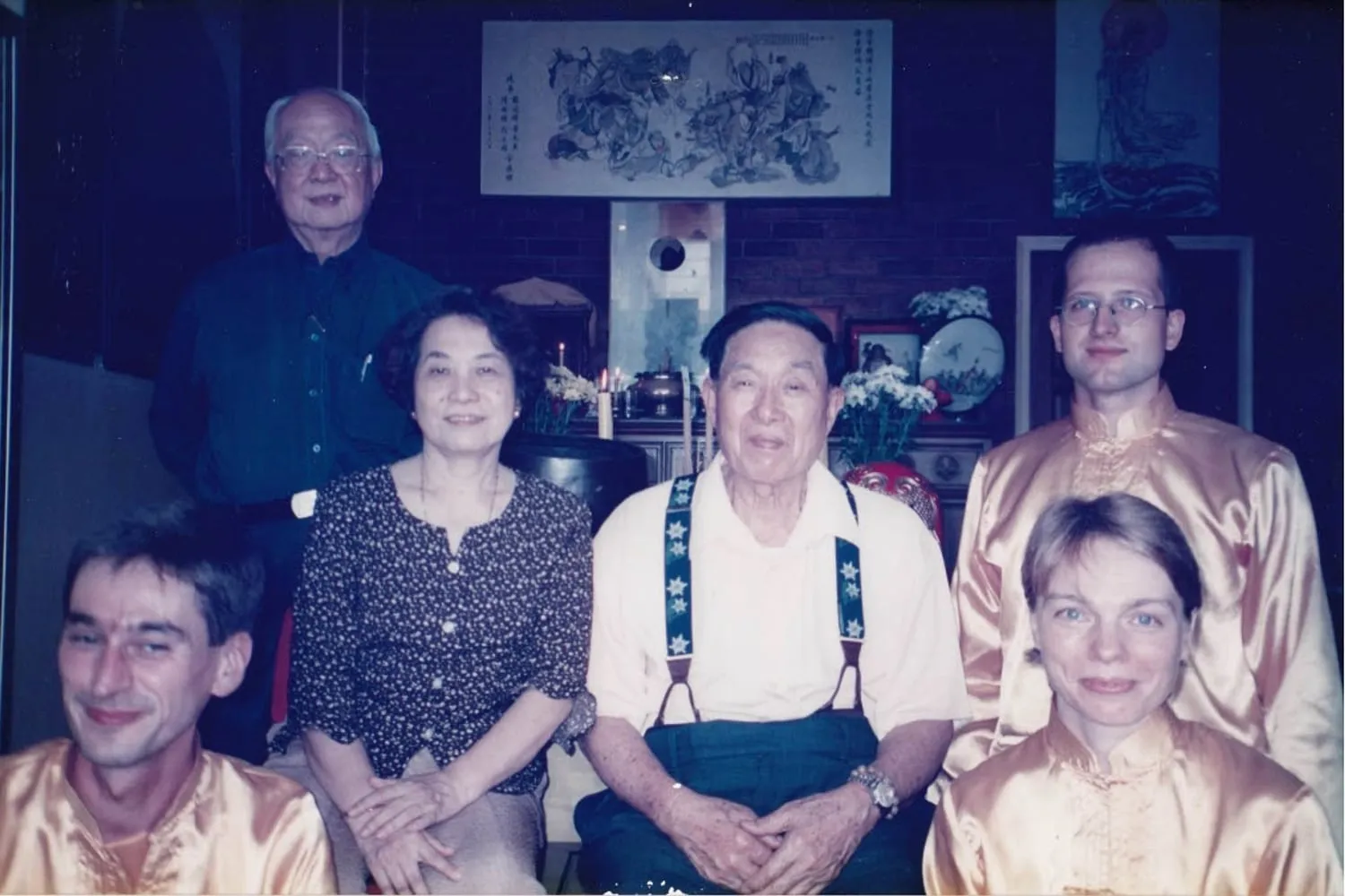 Christian Weidl bei der Disciple-Zeremonie 1998 — Aufnahme in den inneren Kreis der Schule von Großmeister Dato Chee Kim Thong (Wuzu Quan & Wuji Quan)
